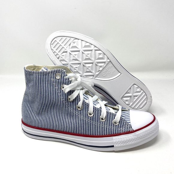 Converse AS Hi Sneaker Vintage Canvas Blue White Women's Size 163974C - Picture 4 of 10